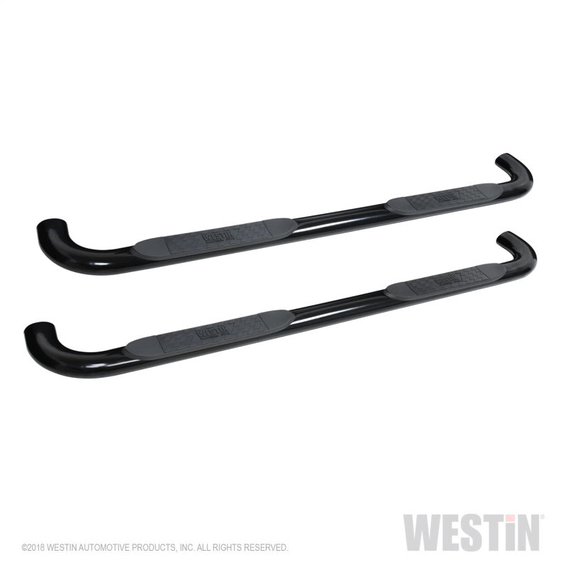 Marchepieds ovales Nerf Platinum 4 pour Chevrolet Silverado/Sierra 1500 Crew Cab 2019 de Westin - Noir