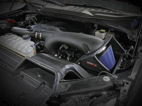 Système d'admission d'air froid à induction rapide aFe avec filtre Pro 5R 2021+ Ford F-150 V6-3,5 L (tt)