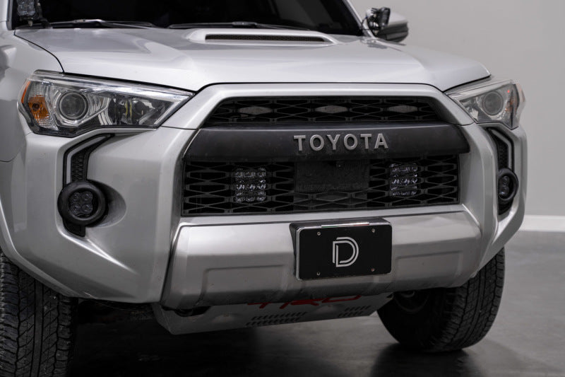 Diode Dynamics 14-23 Toyota 4Runner SS5 Stealth Grille LED 2-Pod Kit - Yellow Pro Driving