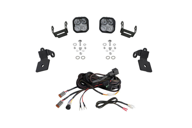 Diode Dynamics 20-Present Polaris RZR A-Pillar LED Pod Kit SS3 Pro - White Combo