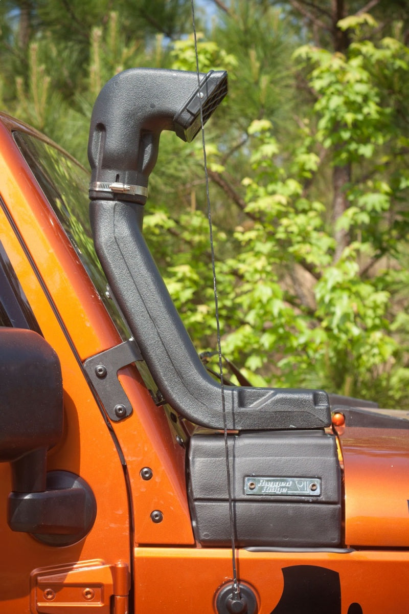 Rallonge de tuba à montage surélevé Rugged Ridge XHD pour Jeep Wrangler JK 07-18