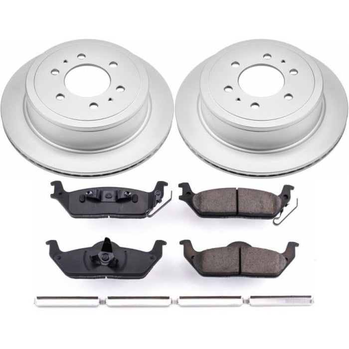 Kit de freins arrière Power Stop 04-11 Ford F-150 Z17 Evolution Geomet avec revêtement