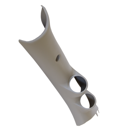 Autometer 10-12 Dodge Ram 52 mm Taupe Double pilier Pod