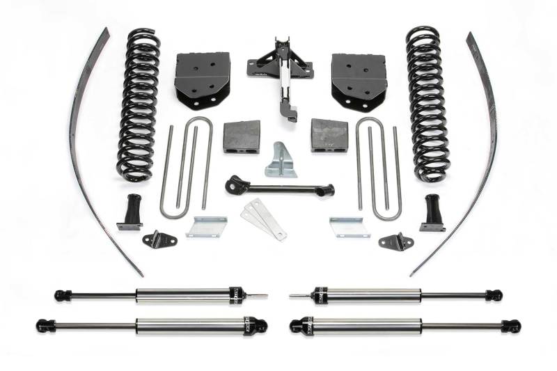 Fabtech 08-15 Ford F250 4WD sans surcharge d'usine 8 pouces système de base avec Dlss Shks