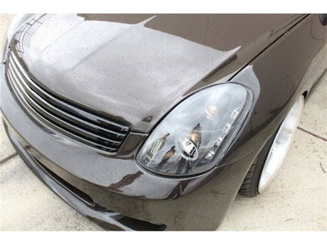 Spyder Infiniti G35 03-04 4DR Projecteur Halogène - LED Halo DRL Blk High H4 PRO-YD-IG35034D-DRL-BK