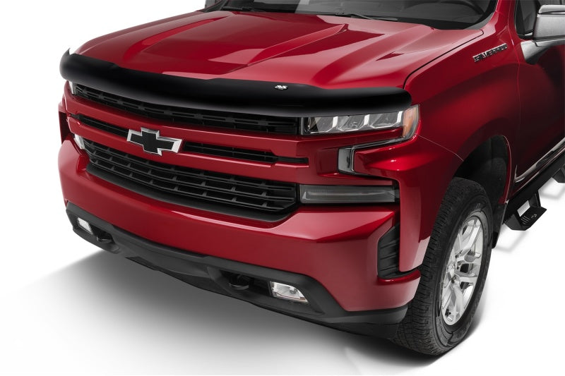 Protection de capot à profil haut AVS 22-23 pour Chevrolet Silverado 1500 (sauf ZR2/LT TB) Bugflector II - Fumée