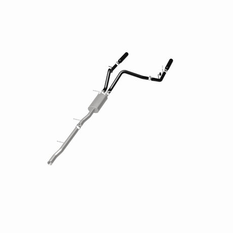 Cat-Back MagnaFlow SYS 3,5 pouces à embouts arrière divisés doubles noirs 10-13 Chevy Silverado / GMC Sierra 5,3 L