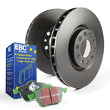 Kits EBC S14 Plaquettes Greenstuff et rotors RK