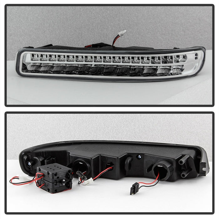 Feux de pare-chocs à LED complets xTune 99-06 GMC Sierra (sauf Denali) - Chrome (CBL-GSI99-LED-C)