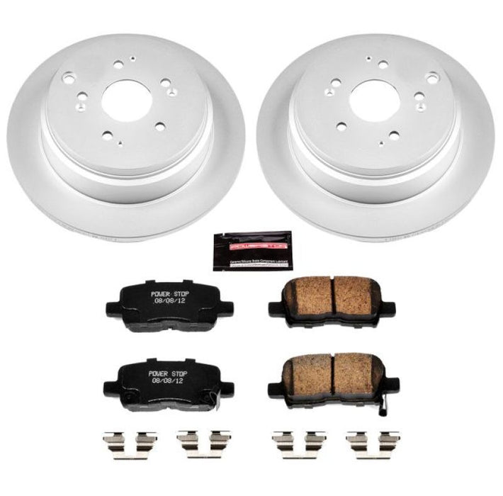 Kit de freins arrière Power Stop 02-04 Honda Odyssey Z17 Evolution Geomet avec revêtement