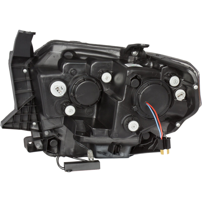 Phares de projecteur ANZO 2014-2016 Toyota Tundra avec barre en U chromée