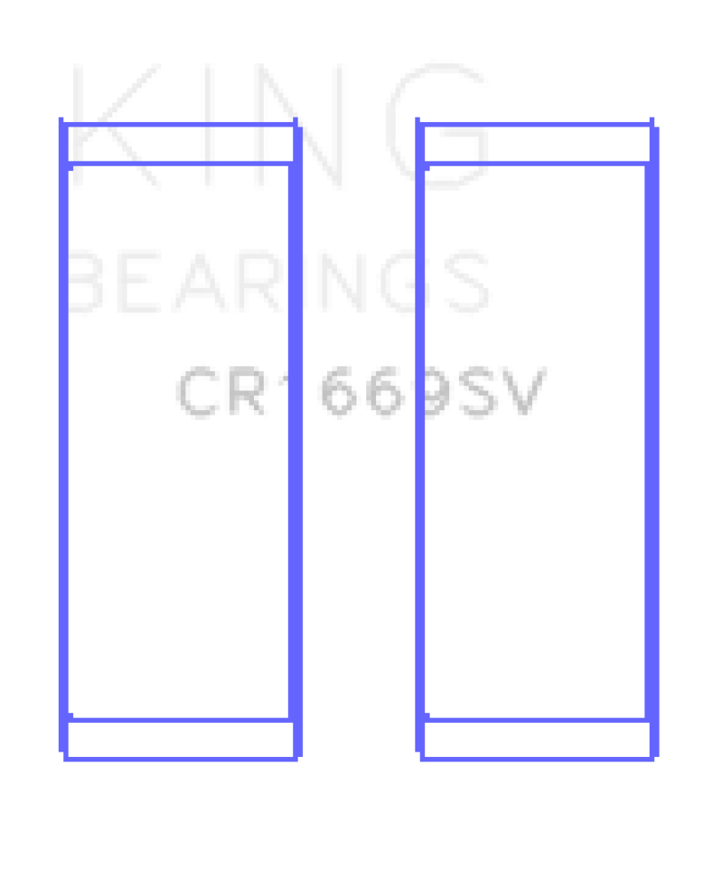 Jeu de roulements de bielle King Volkswagen AZV/CFAC/AWX (taille +0,50 mm)