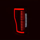 ANZO 2017+ Ford F-250 LED Taillights - Black/Clear
