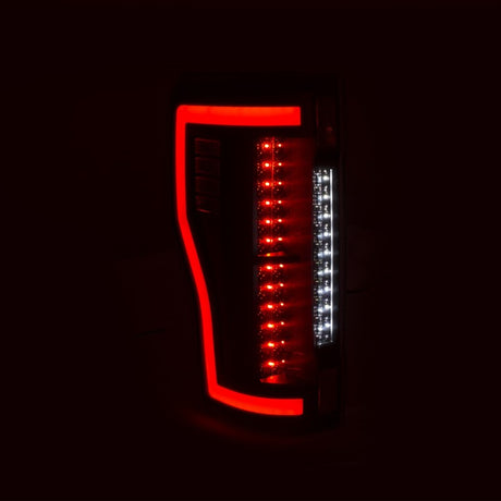 Feux arrière à LED ANZO 2017+ Ford F-250 - Noir/Transparent