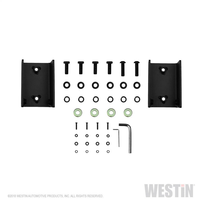 Pare-chocs arrière Westin 18-19 Jeep Wrangler JL – Noir texturé