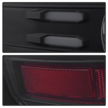 Feux arrière à DEL Spyder Chevy Silverado 16-17 - Fumée noire ALT-YD-CS16-LED-BSM