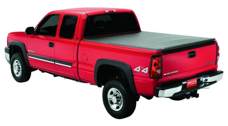 Lund 07-13 Chevy Silverado 1500 (6.5ft. Bed) Genesis Tri-Fold Tonneau Cover - Black