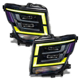 Mise à niveau des phares DRL RVB + W Oracle 21-22 Nissan Titan - ColorSHIFT avec contrôleur simple VOIR LA GARANTIE