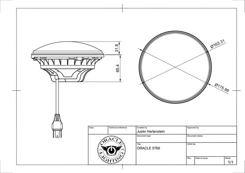 Phares à LED Oracle 07-18 Jeep Wrangler JK Switchback Halo - Ambre/Blanc - Switchback VOIR LA GARANTIE