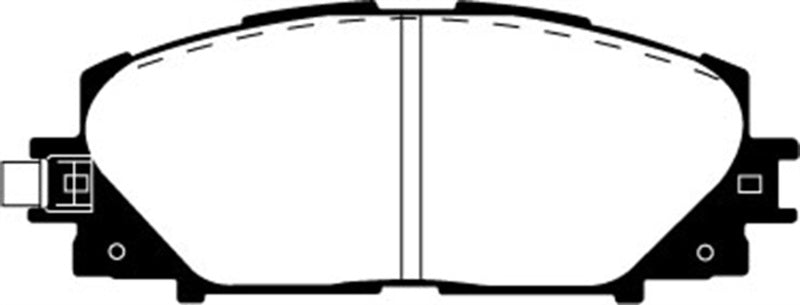 Plaquettes de frein avant EBC 06+ Toyota Yaris 1.5 Greenstuff
