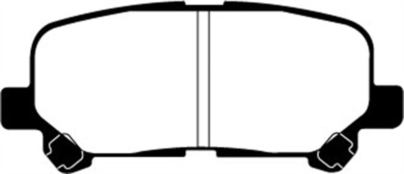 Plaquettes de frein arrière EBC 07-13 Acura MDX 3.7 Greenstuff (pour disques de 12,6 po)