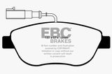 Plaquettes de frein avant EBC 12+ Fiat 500 1.4 Turbo Abarth Yellowstuff