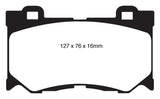EBC 08-15 Infiniti G37 3.7 Greenstuff Front Brake Pads