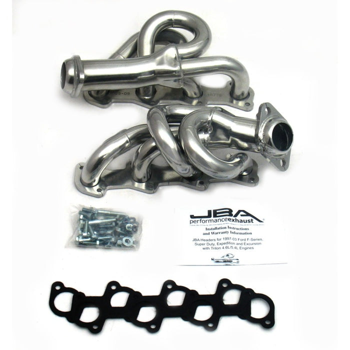 Collecteur d'échappement JBA 97-03 Ford F-150 4,6 L 2 soupapes 1-1/2 po primaire argent Ctd Cat4Ward