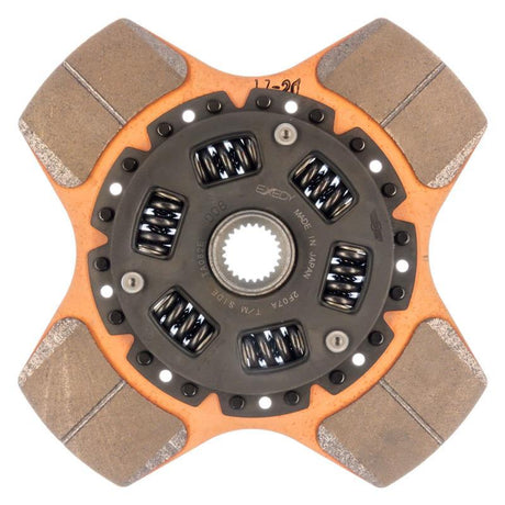 Disque de frein Exedy 2004-2011 Subaru WRX STI H4 Stage 2 Cerametallic 4 Puck Compatible avec 15951HDP4