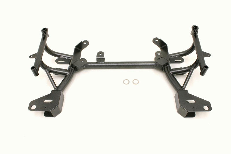 BMR 98-02 4e génération F-Body K-Member avec supports de moteur Turbo LS1 et supports de rack STD. - Black Hammertone