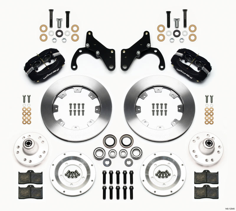 Wilwood Forged Dynalite Front Kit 12.19in 69-70 Impala Drum/Disc 69-82 Vette