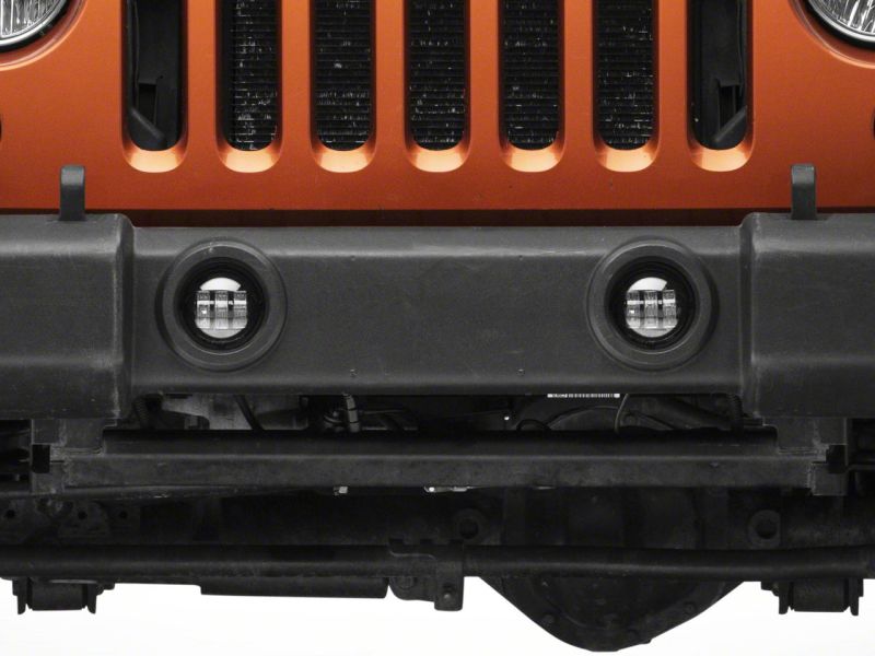 Feux antibrouillard à LED à trois barres Raxiom 07-23 Jeep Wrangler JK et JL Axial Series - Ambre