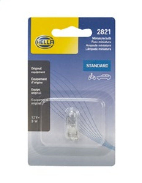 Ampoule Hella 2821 12V 3W W2.1x9.5d T3.25 E1 SB