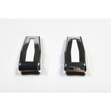 Cache-charnières de hayon Rugged Ridge chromés pour Jeep Wrangler 07-18