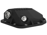 Cache différentiel arrière aFe Street Series noir avec ailettes usinées 20+ Jeep Gladiator JT (Dana M220)
