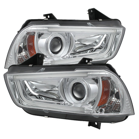 Phares de projecteur Spyder Dodge Charger 11-14 Modèle Xénon/HID - DRL Chrm PRO-YD-DCH11-LTDRL-HID-C