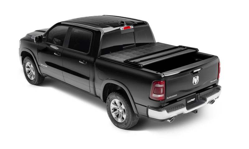 Lund 19-23 RAM 1500 (6.5ft Bed w/o RamBox Cargo Mgmt) Genesis Tri-Fold Tonneau Cover - Black