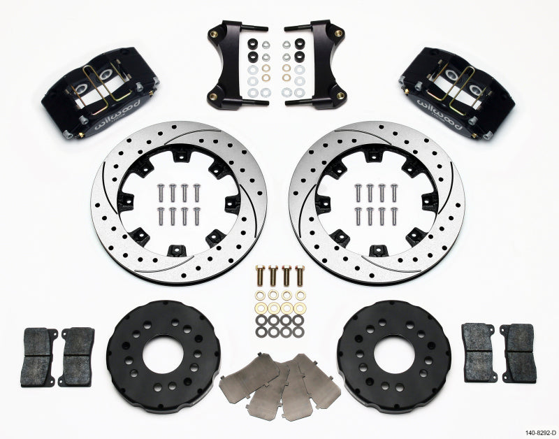 Kit de jantes radiales avant Wilwood Dynapro 12,19 pouces percé 95-99 Mitsubishi Eclipse (*kit de conduite requis*)