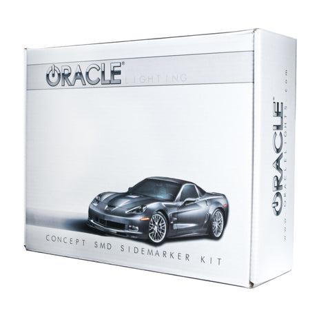Ensemble de marqueurs latéraux Oracle 05-13 Chevrolet Corvette C6 Concept - Transparent - Sans peinture VOIR LA GARANTIE