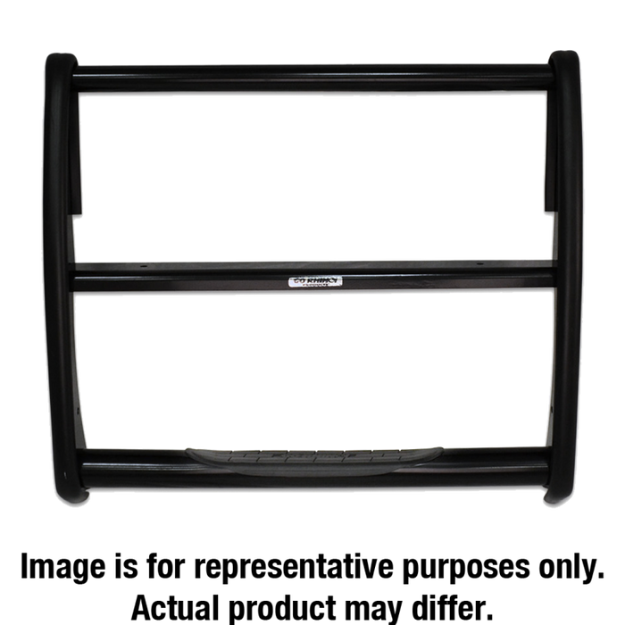 Go Rhino 03-06 Chevrolet Avalanche 1500 3000 Series StepGuard - Black (Center Grille Guard Only)