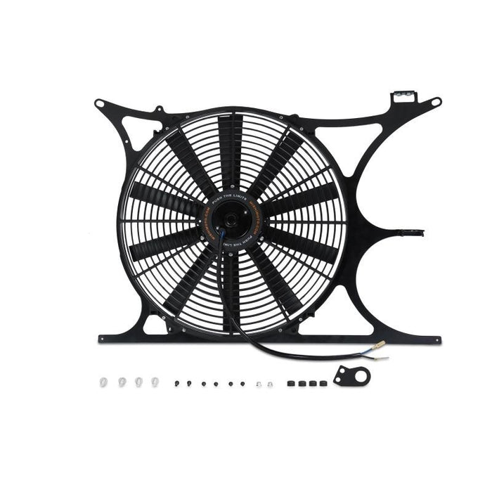 Kit de carénage de ventilateur en aluminium Mishimoto 92-99 pour BMW E36 Performance avec contrôleur de ventilateur électrique (NPT et sonde inclus)