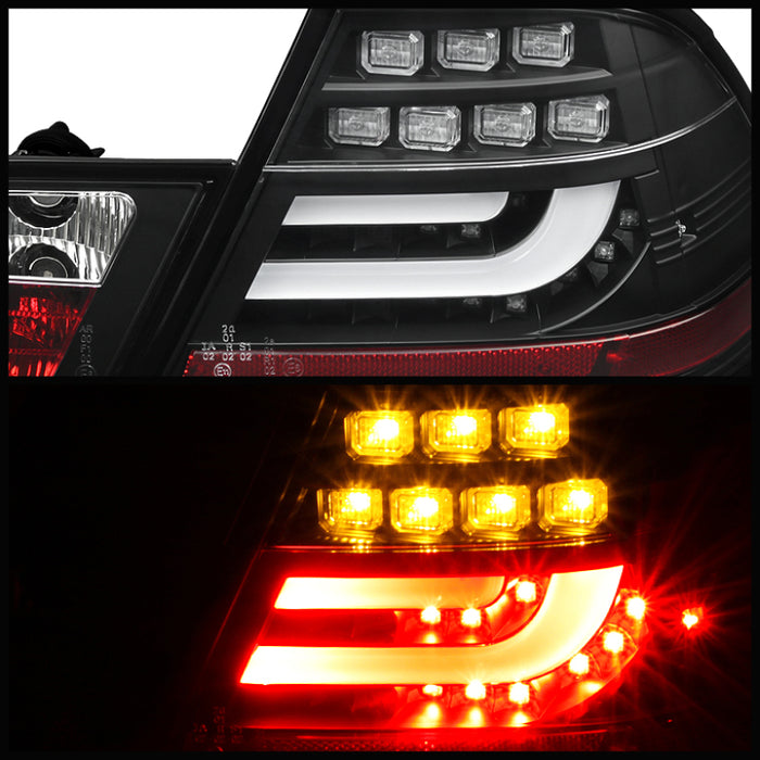 Barre lumineuse LED Spyder pour BMW E46 00-03 2 portes Coupé, feux arrière noirs ALT-YD-BE4600-LBLED-BK