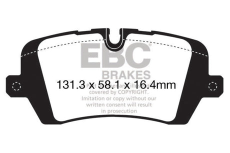 Plaquettes de frein arrière EBC 13+ Land Rover Range Rover 3.0 Supercharged Yellowstuff