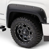 Élargisseurs de poche Bushwacker 17-18 Ford F-250 Super Duty 2 pièces - Noir