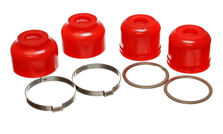 Ensemble de soufflets de rotule avant ou arrière rouges Energy Suspension 94-06 Hummer H1