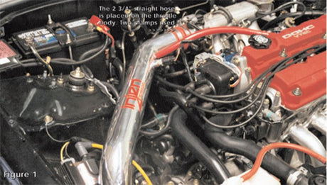 Prise d'air froid noire Injen 99-00 Honda Civic Si