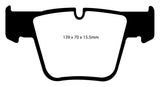 Plaquettes de frein avant EBC 07-11 Mercedes-Benz CL63 AMG 6.2 Yellowstuff