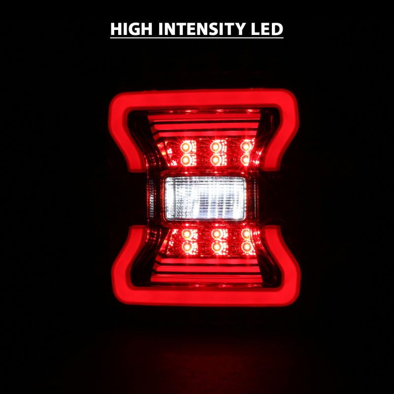 Feux arrière à LED ANZO 18-19 Jeep Wrangler JL Noir