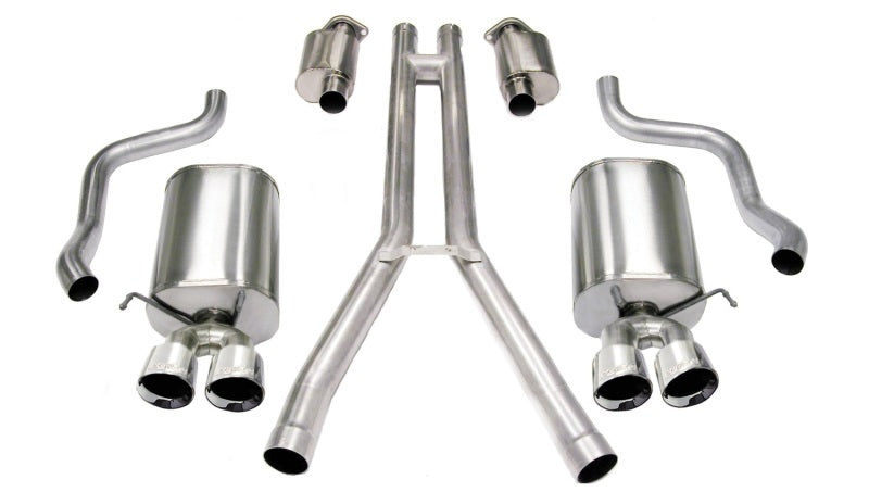 Échappement arrière poli sport pour Cadillac XLR 4,6 L Corsa 04-08