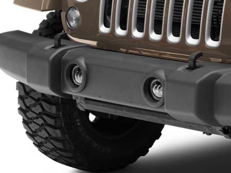 Phares antibrouillard à DEL Devil Eyes de 4 po avec halo pour Jeep Wrangler JK Axial Series 07-18 de Raxiom
